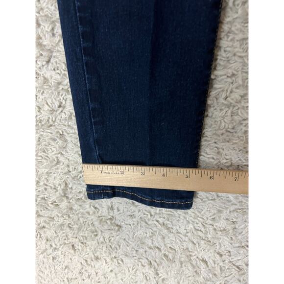 Levis Skinny Jeans Womens 31 Blue Dark Wash Mid Rise Stretch Denim Pants 31x29 - Picture 2 of 9